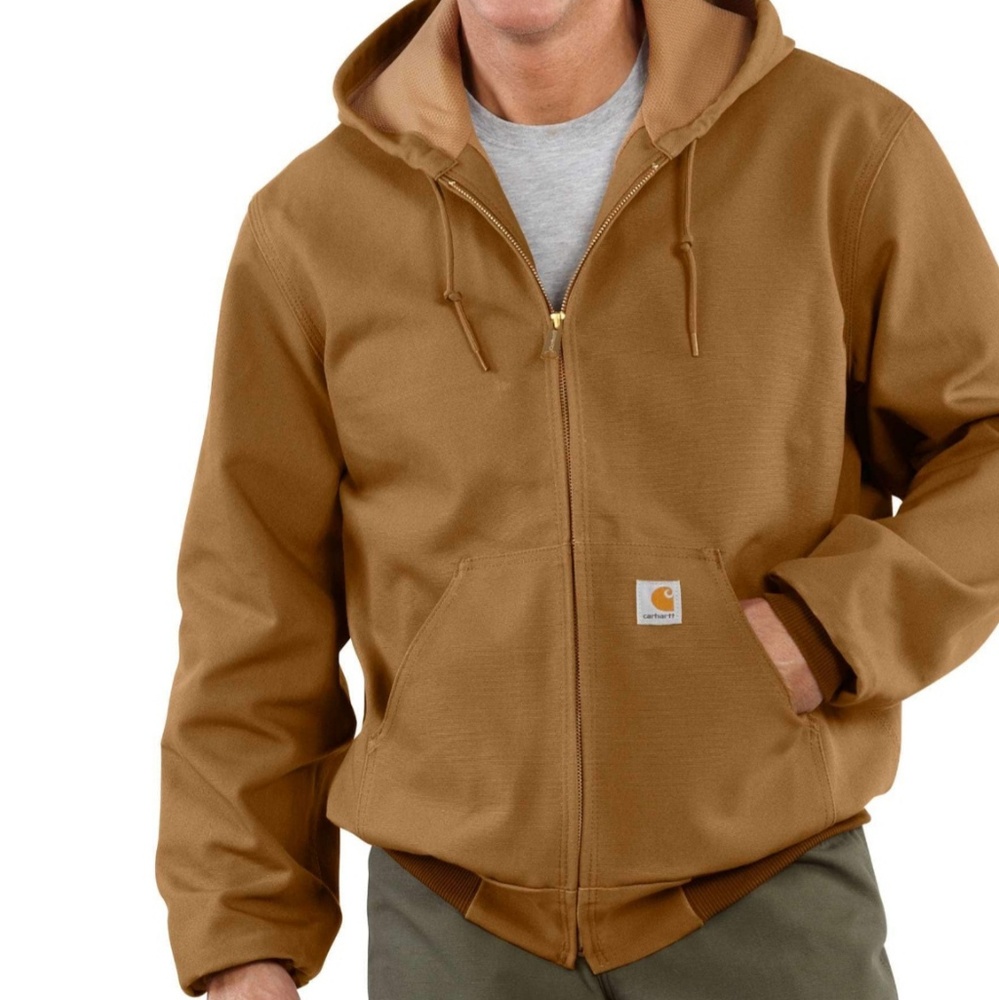 Used men's jacket made of water-repellent and wind